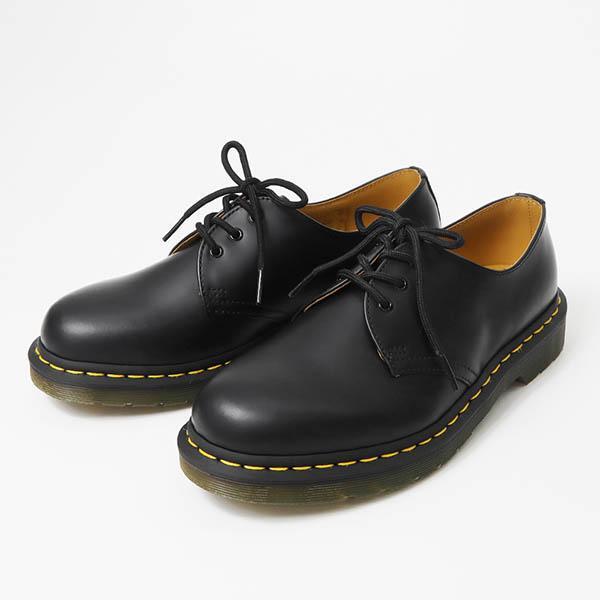 Dr.Martens ドクターマーチン ローファー 3ホール レースアップシューズ レディース 23cm 厚底 クッションソール 通勤 通学 シンプル 黒 靴