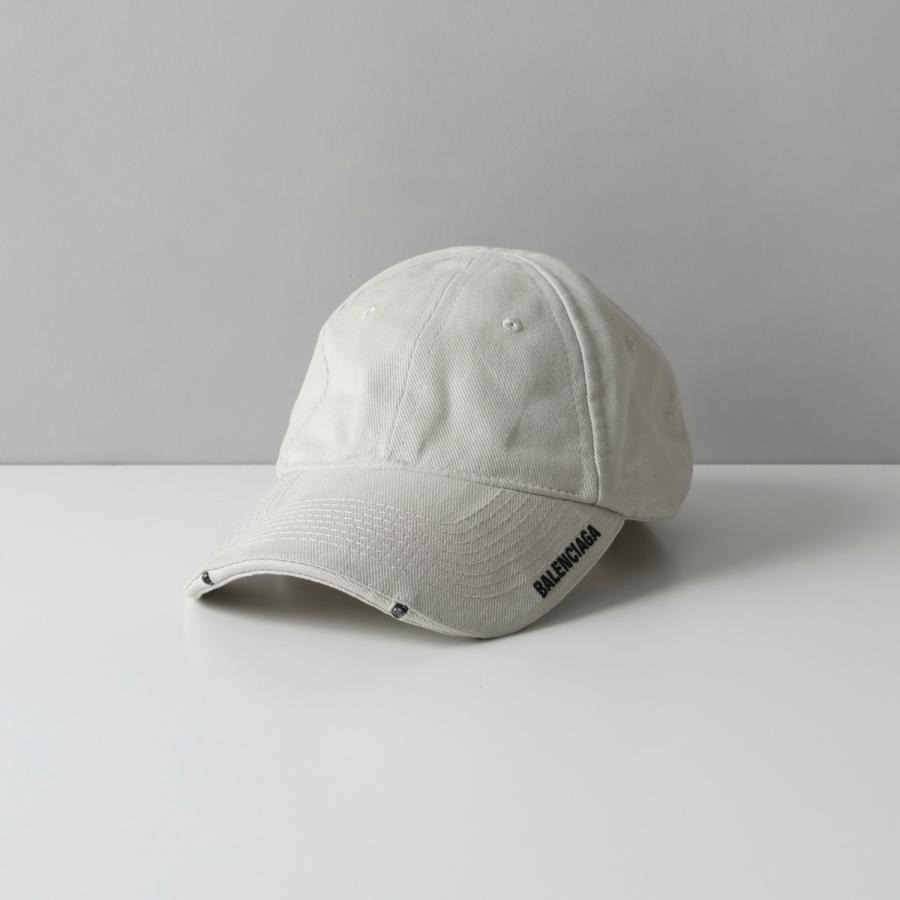 バレンシアガ キャップ 744295 416B8 M L.BE 9960 ロゴ 帽子 ベージュ 新品未使用