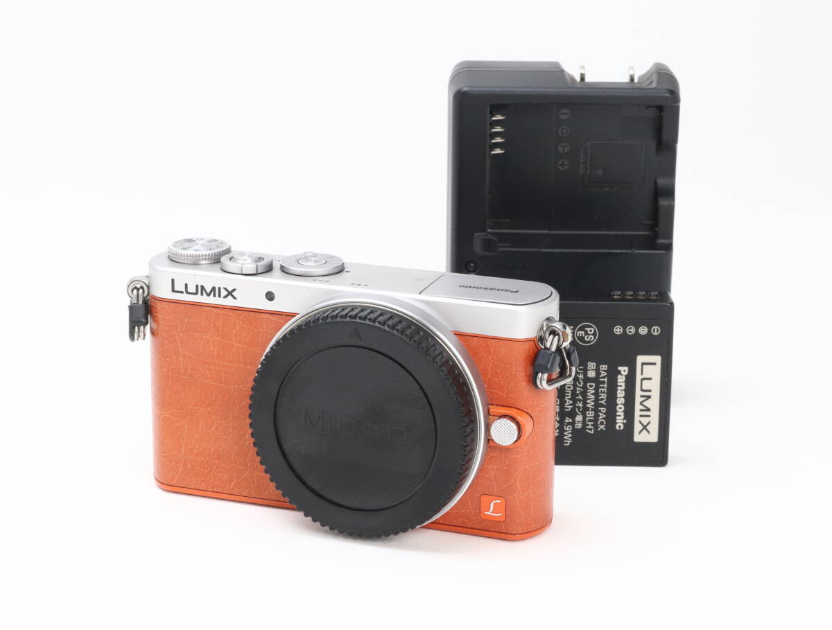 AB (良品) Panasonic パナソニック LUMIX DMC-GM1 ボディ オレンジ 初期不良返品対応 22-250