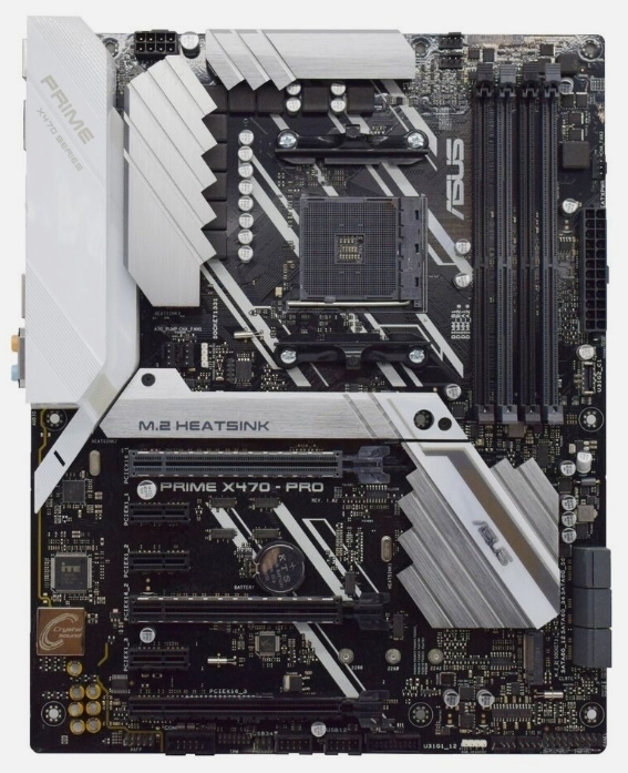 ASUS PRIME X470-PRO AMD X470 Socket AM4 DDR4 SATA3 M.2 HDMI ATX Motherboard