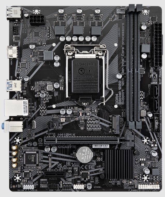 GIGABYTE H410M-K LGA 1200 Intel H470 NVMe M.2 SSD ECC DDR4 Motherboard