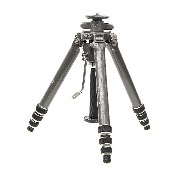  GITZO・ジッツオ・＃５６３Ｂ・金属４段ベビー三脚・高さ１３１ｃｍ・作動良好