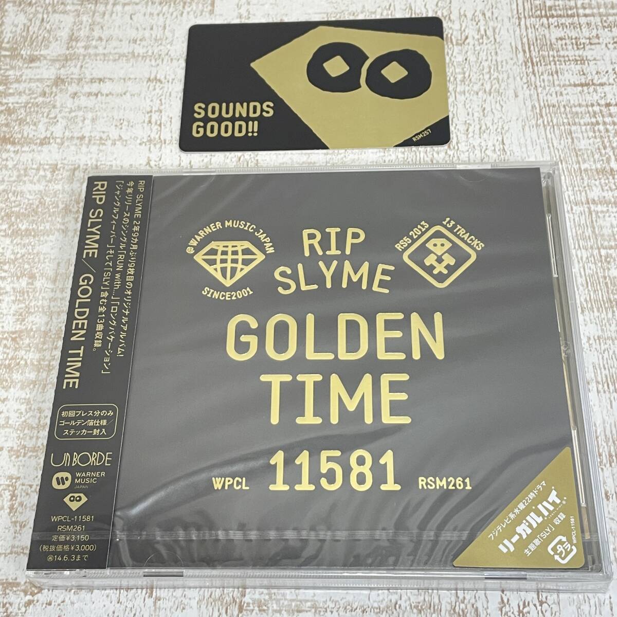 DB06t【CD】未開封　GOLDEN TIME(通常盤)／RIP SLYME