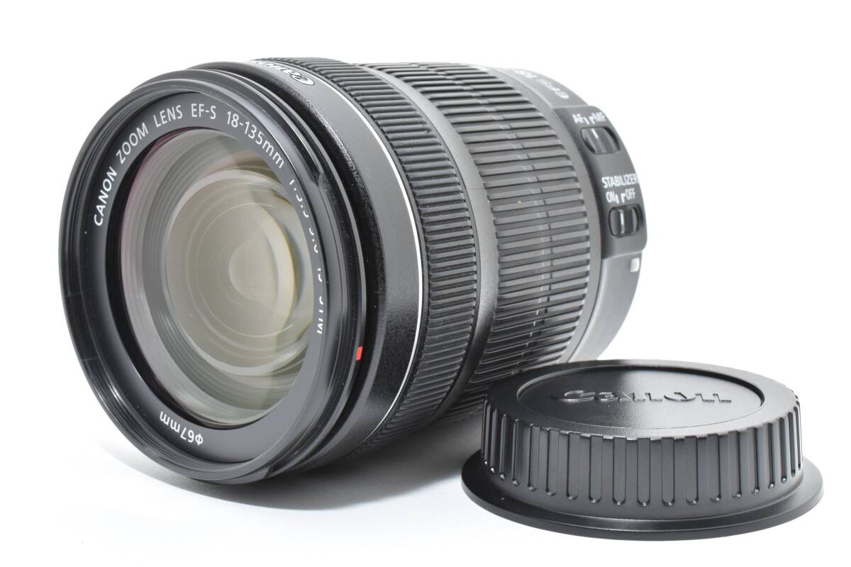 ★動作品★ Canon キヤノン EF-S 18-135mm F3.5-5.6 IS STM Rキャップ付