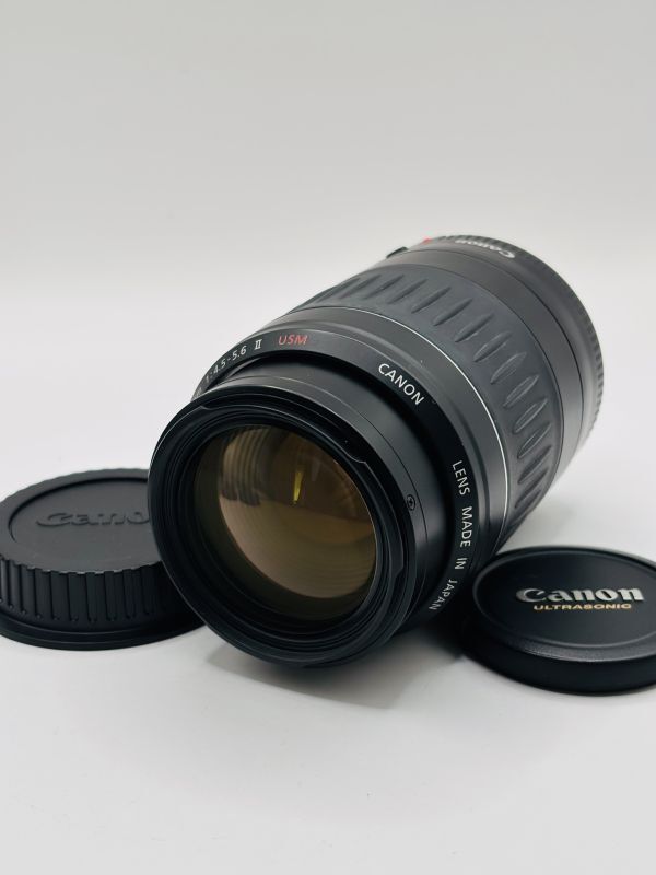 ★極上品★ キヤノン CANON EF 55-200mm F4.5-5.6 II USM 　★前後キャップ付き★　　　#8A014