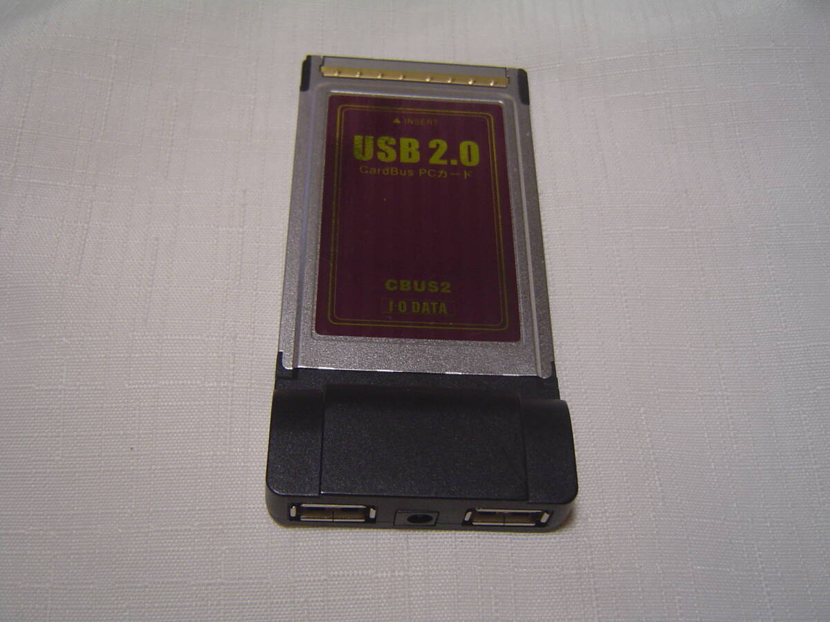 USB2.0ポート増設 PCカード CardBus CBUS2 正常動作品　55