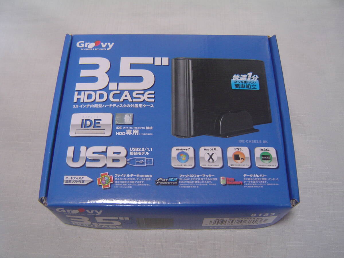 Groovy 3.5インチ HDDケース IDE　 ぼぼ未使用　動作確認済　　40