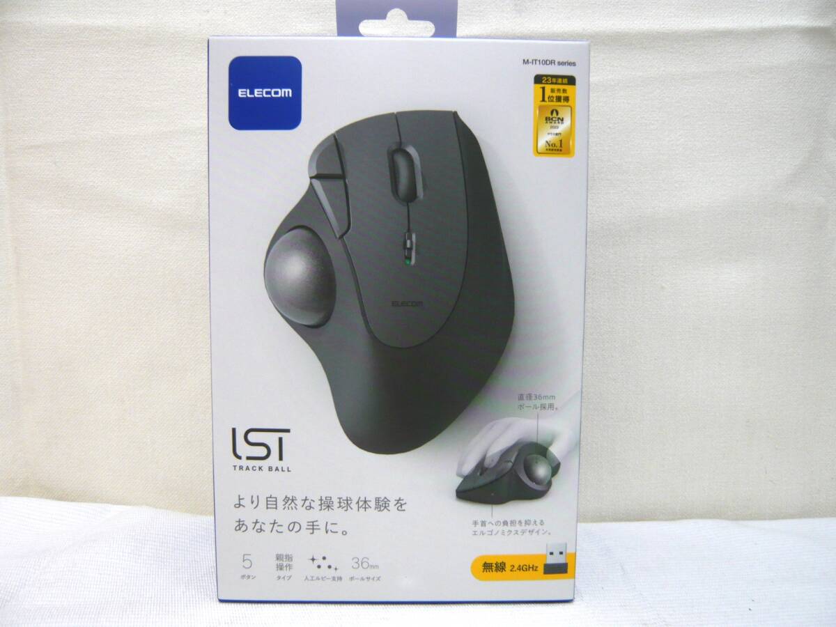 (M46624)未使用未開封・エレコム・ELECOM・ IST M-IT10DRBK ・マウス・IST 5ボタン・人工ルビーモデル・長時間の作業でも快適