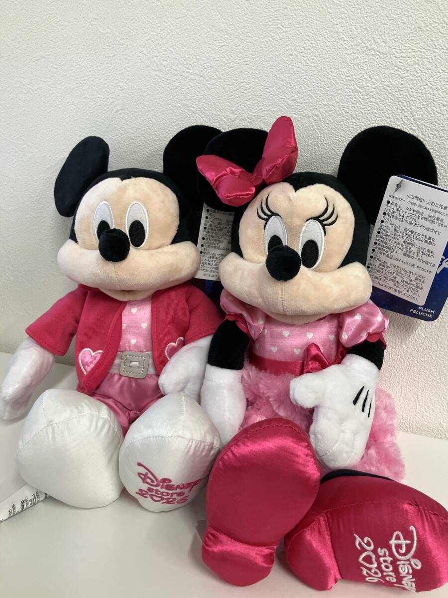 Disney ディズニー ミッキー ミニー バレンタイン 2026 全長約33㎝ ぬいぐるみ ディズニーストア