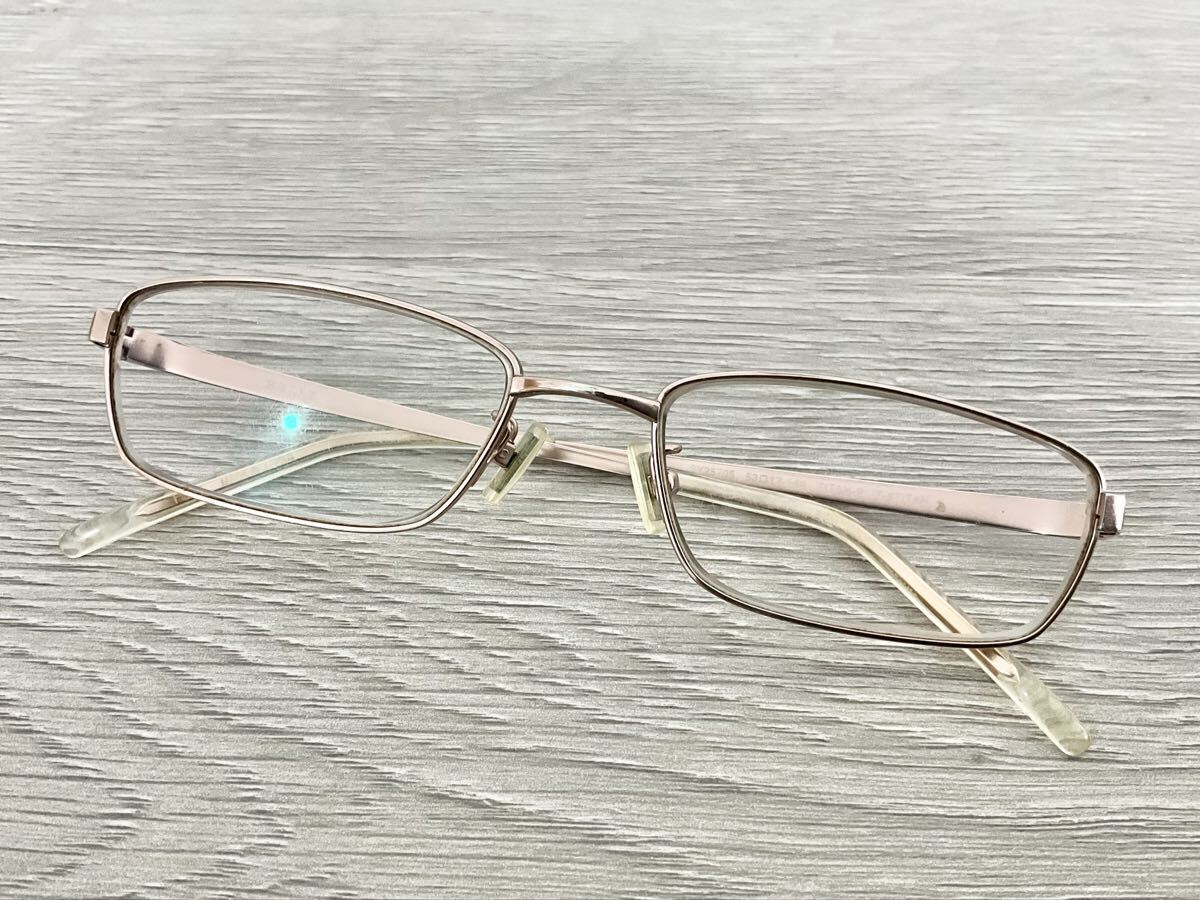 ☆ O.308 BALLY バリー 眼鏡 メガネ フレーム BY25705 ピンクゴールド チタン製 レディース 53-17-140 ☆