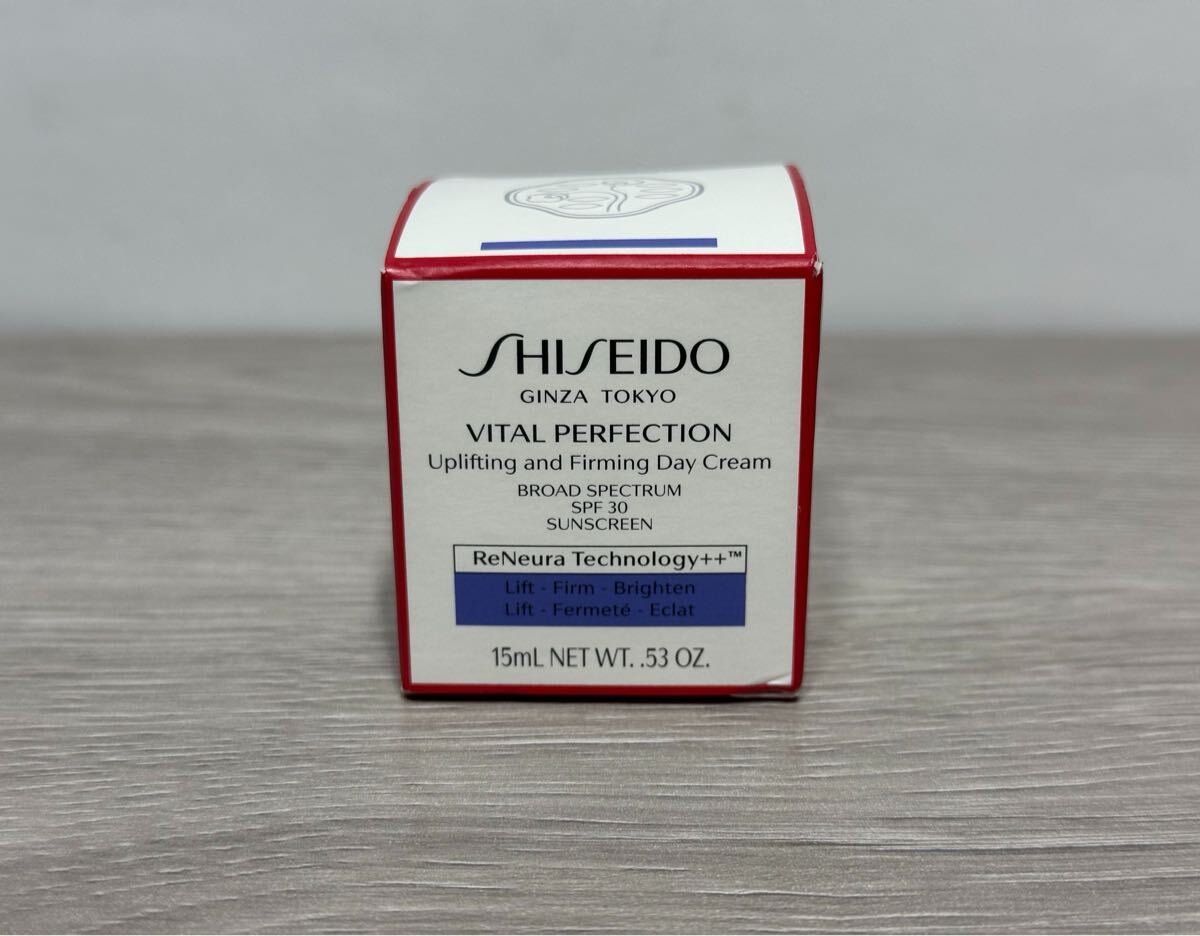 ★k.825 資生堂 SHISEIDO VITAL PERFECTION バイタルパーフェクション UL ファーミング デイ クリーム ブロードスペクトラム 15ml 未使用★