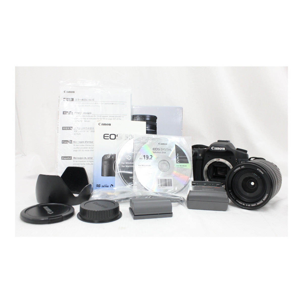 【美品 返品保証】 【シャッター回数866回】キャノン Canon EOS 50D EF-S 18-200mm F3.5-5.6 IS デジタル一眼 e6154