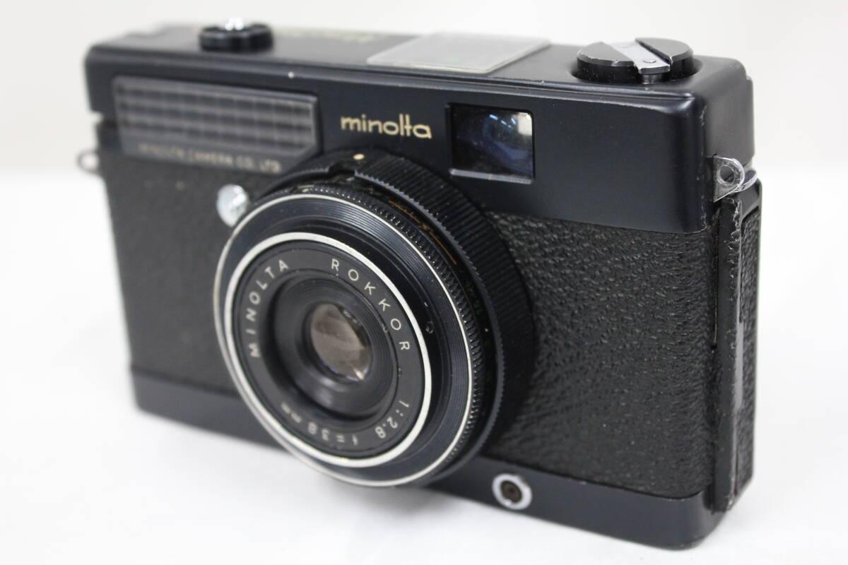 【訳あり品】 ミノルタ Minolta Minoltina-P ブラック ROKKOR 38mm F2.8 カメラ e6393