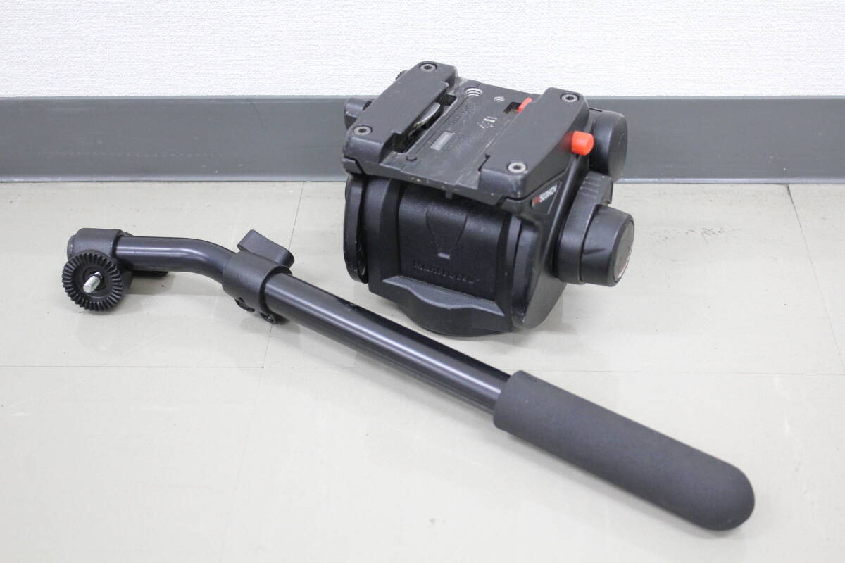 【返品保証】 マンフロット Manfrotto 503HDV 雲台 + 伸縮式ハンドル e6186