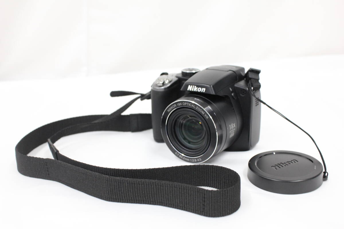 【返品保証】 ニコン Nikon COOLPIX P80 ブラック 18x コンパクトデジタルカメラ e6218
