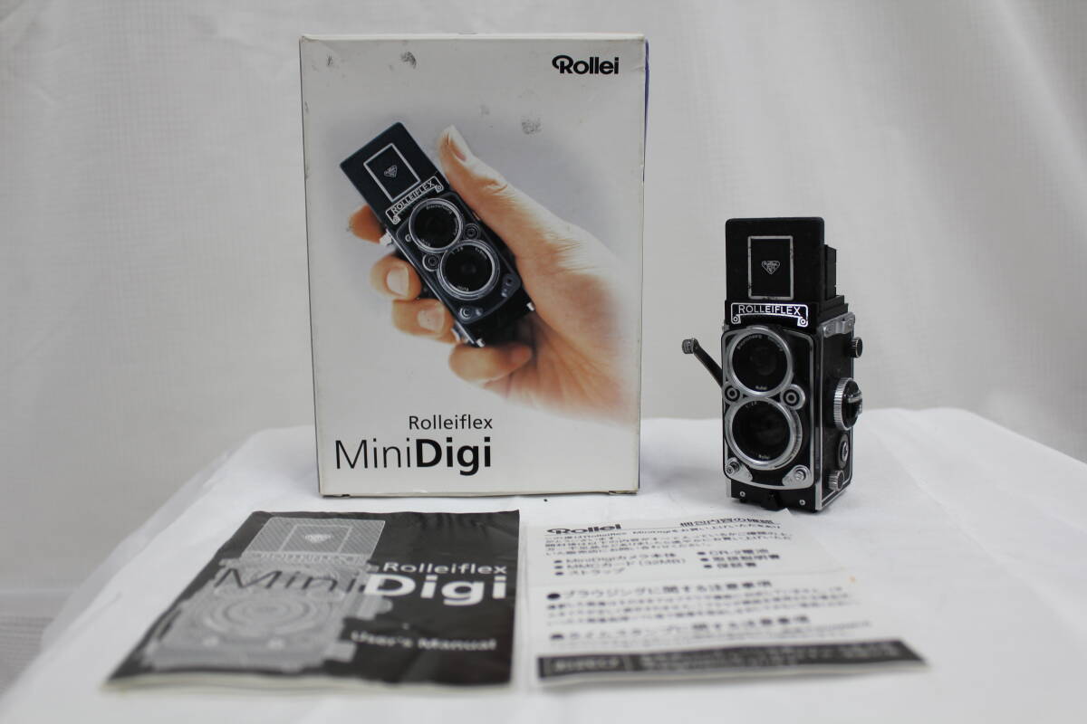【訳あり品】 【元箱付き】ローライ Rollei Mini Digi 9mm F2.8 二眼カメラ デジタルカメラ e6554