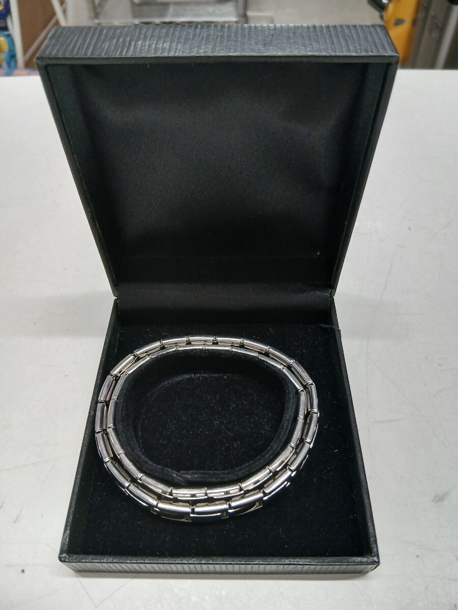 A2602-0801 ゲルマニウム ブレスレット バングル 磁気ブレスレット ステンレス スチール 宅急便コンパクト