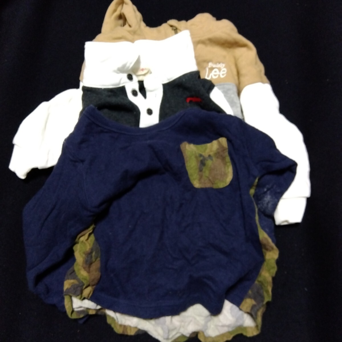 子ども服 90 3枚セット 長袖 カットソー シャツ 上着 Lee リー ベビー服 Buddy Lee 90-1