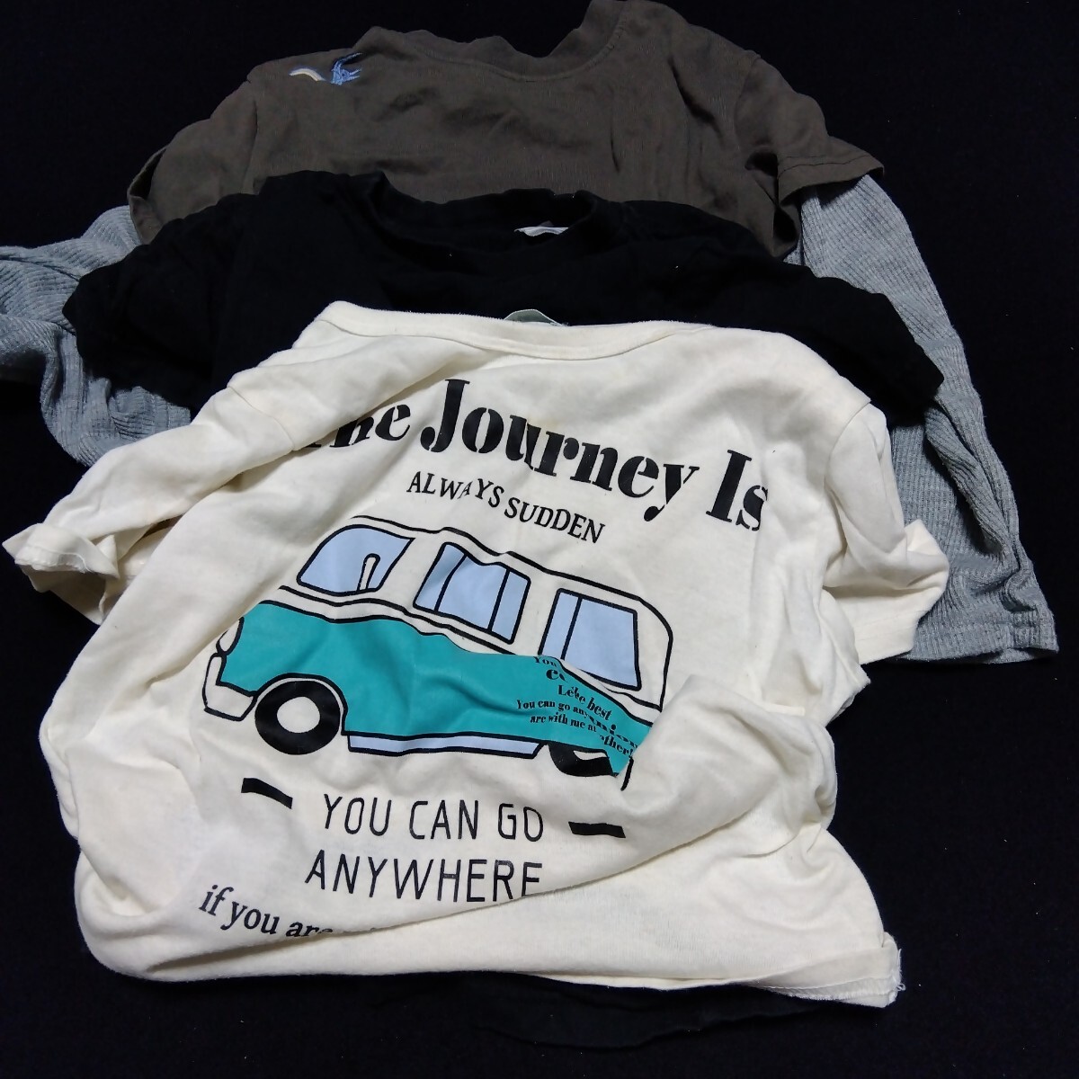 【送料無料】 男の子 半袖Tシャツ 130 3着セット Tシャツ 半袖 長袖Tシャツ キッズ 130-5