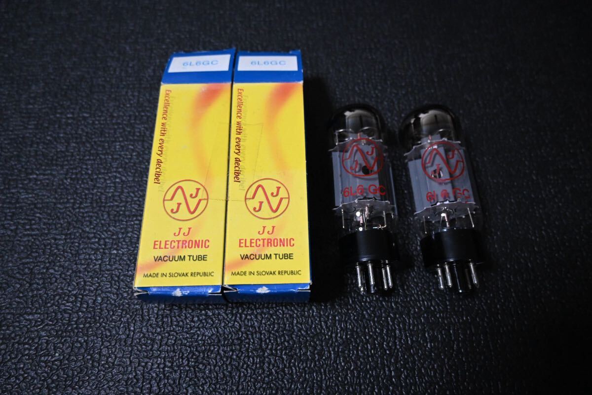 動作現状品　 真空管 JJ 6L6GC 2本