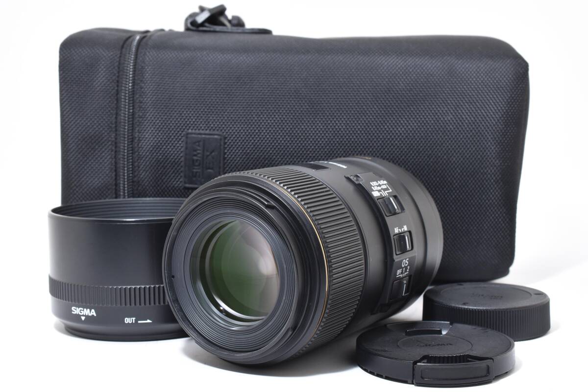 極上美品★ SIGMA MACRO 105mm F2.8 EX DG OS HSM ニコン nikon #493