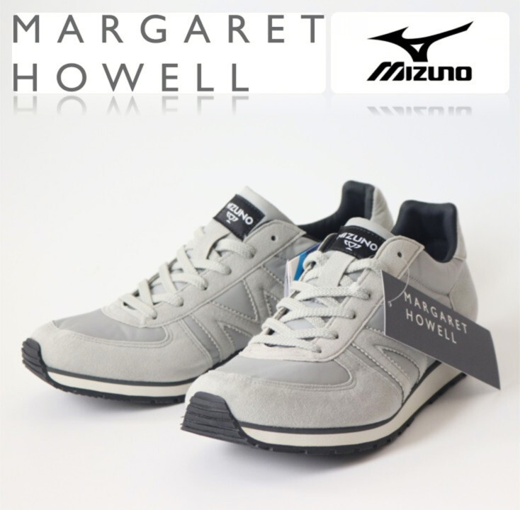 コラボ！新品箱付き【マーガレットハウエル&ミズノ】MIZUNO RUNNING SHOES スニーカー 26.5cm v8052 プレゼントにも最適