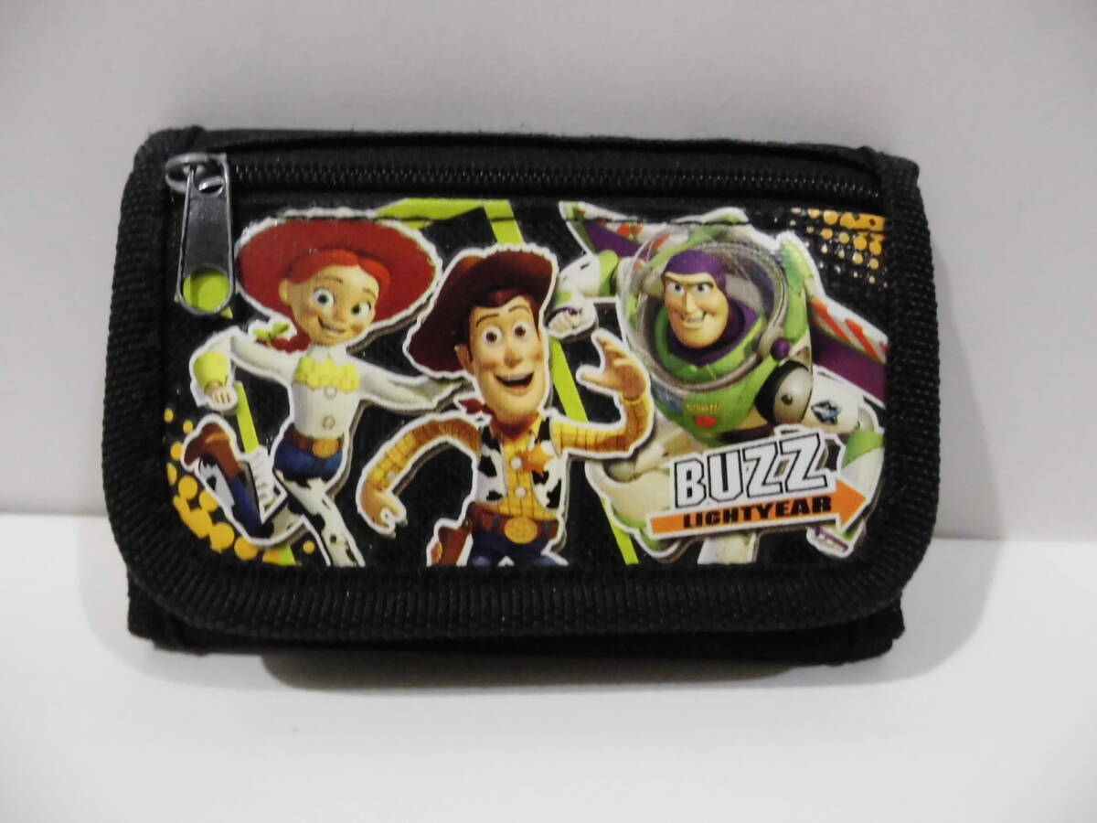トイストーリー　☆　財布　☆　三つ折り　☆　ミニウォレット　☆　黒　☆　美品　☆ 