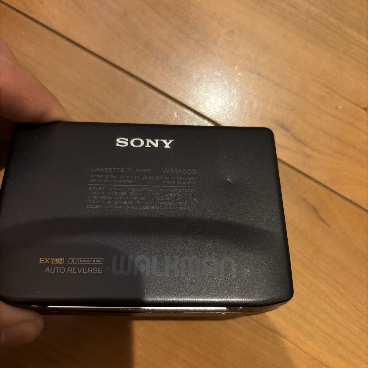 SONY　WM-600　カセットウォークマン　未来派ウォークマン★現状品