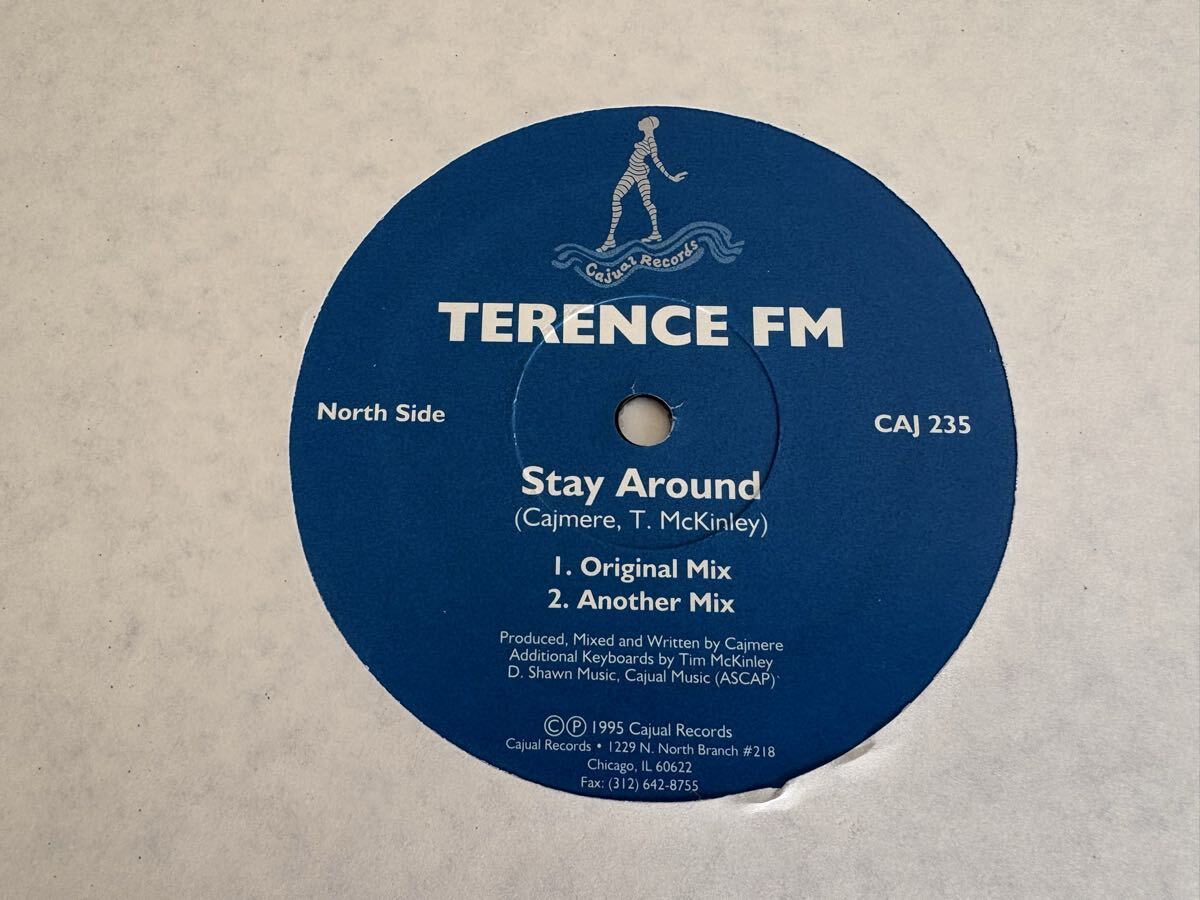 【GREEN VELVET】TERENCE FM / Stay Around 4Mix'12 Cajual Rec.CAJ235 グリーン・ヴェルヴェット,Cajmere,Curtis Alan Jones,GARAGE HOUSE