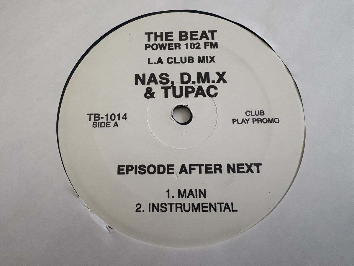 【盤良好/PROMO ONLY】NAS, D.M.X. & TUPAC/ Episode After Next / AMERIE feat.LAURYN HILL & NAS/ Why Don't We Fall In Love '12 TB1014