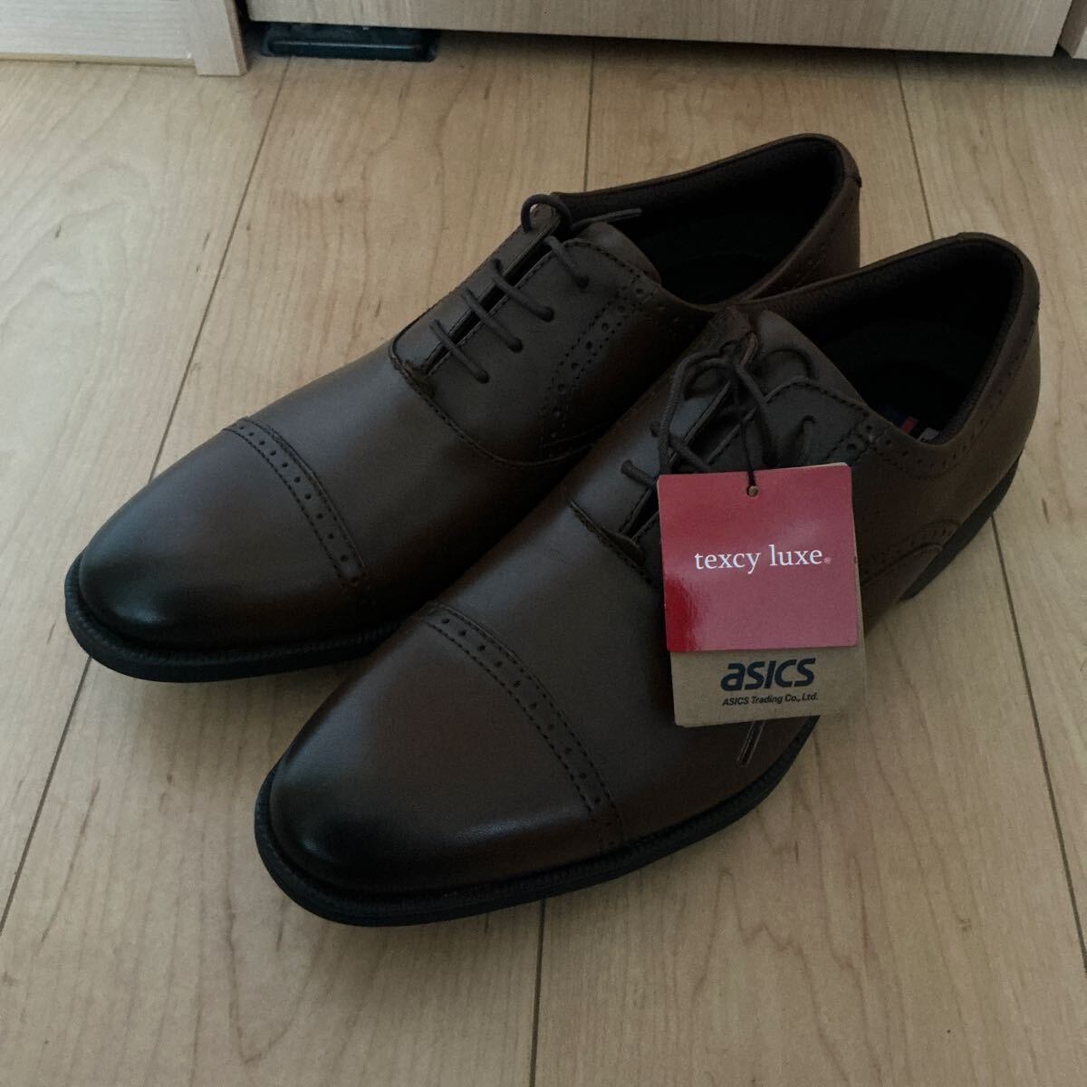 新品 25.5cm ASICS TEXCY LUXE ビジネスシューズ テクシーリュクス アシックス