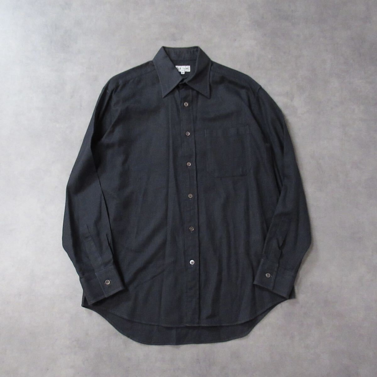 【 Paul Smith 】 / 2000s ポールスミス ロングスリーブ コットン ポプリン シャツ Mサイズ メンズ 綿100 長袖シャツ メンズ ユニセックス