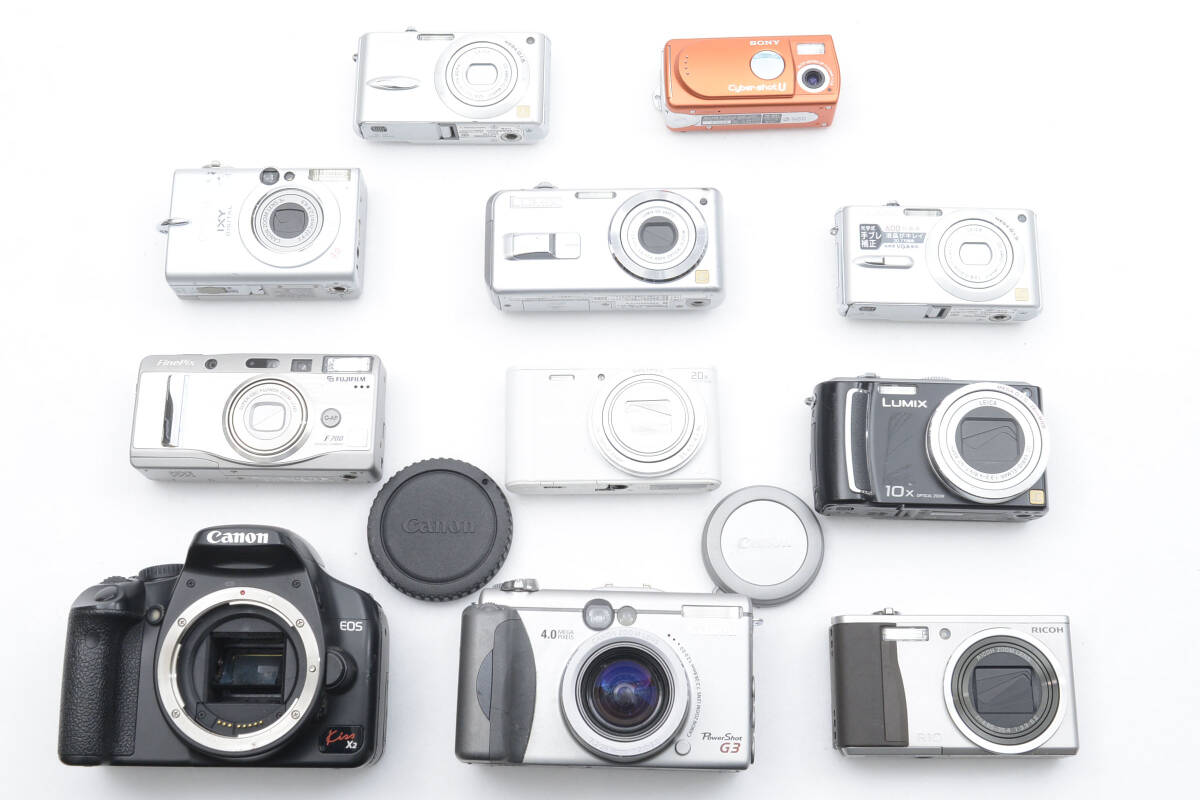 SONY ソニー WX350 ボディ コンパクトデジタルカメラ その他、コンデジ・一眼まとめ11台【現状品】 #2730277