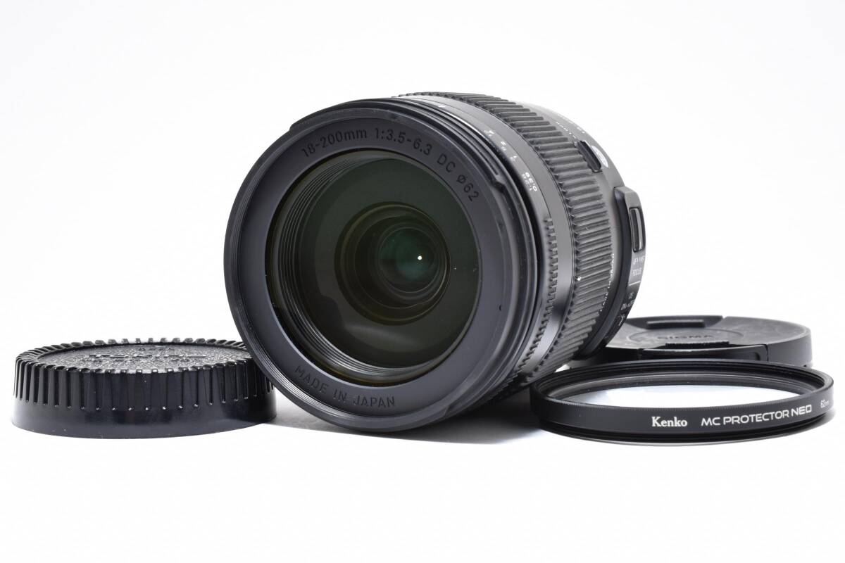 【良品】SIGMA シグマ18-200mm F3.5-6.3 DC MACRO OS HSM Contemporary NIKON ニコン レンズ【動作確認済み】＃2746193