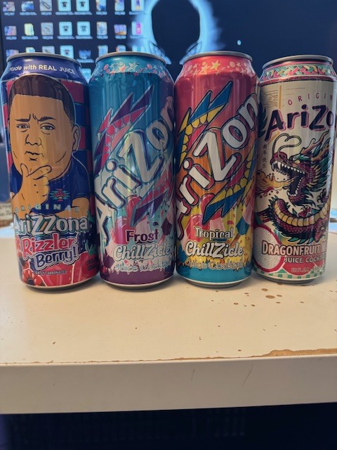 【超最新作4種セット】アリゾナ リズラーベリー フロストチルジクル トロピカルチルジクル ドラゴンフルーツ マンゴー 【国内未発売】