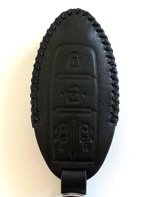 牛革ぴったり収まる セレナ スマートキーケース エルグランド 黒色 セレナ キーケース エルグランド キーケース 1