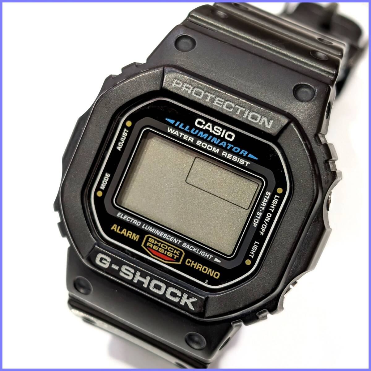 ■ CASIO G-SHOCK DW-5600E カシオ Gショック スクエア デジタル クォーツ ブラック系 メンズ 腕時計 ウォッチ 不動品