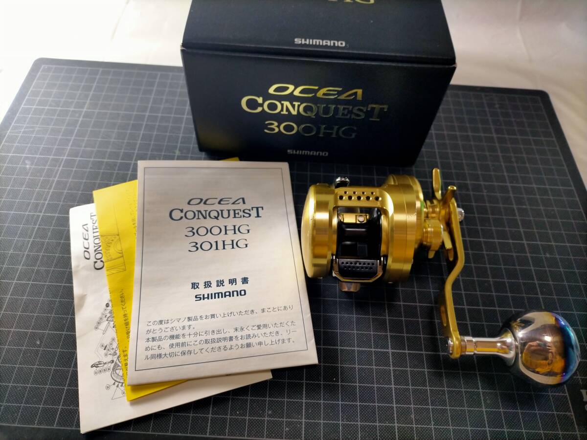 潛【付属品】シマノ 15 オシア コンクエスト 300HG ハイギア 日本製 SHIMANO CALCUTTA CONQUEST ベイト 03402 T6V
