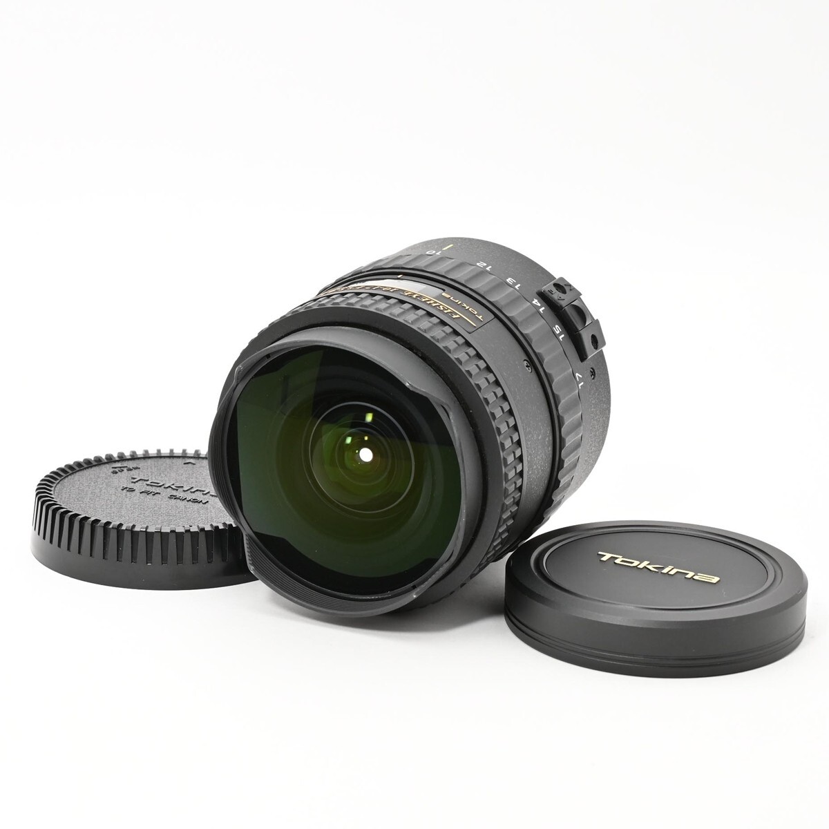 1208＜良品＞ Tokina 魚眼ズームレンズ AT X 107 DX Fisheye 10 17mm F3 5 4 5 IF キヤノン用 APS C対応