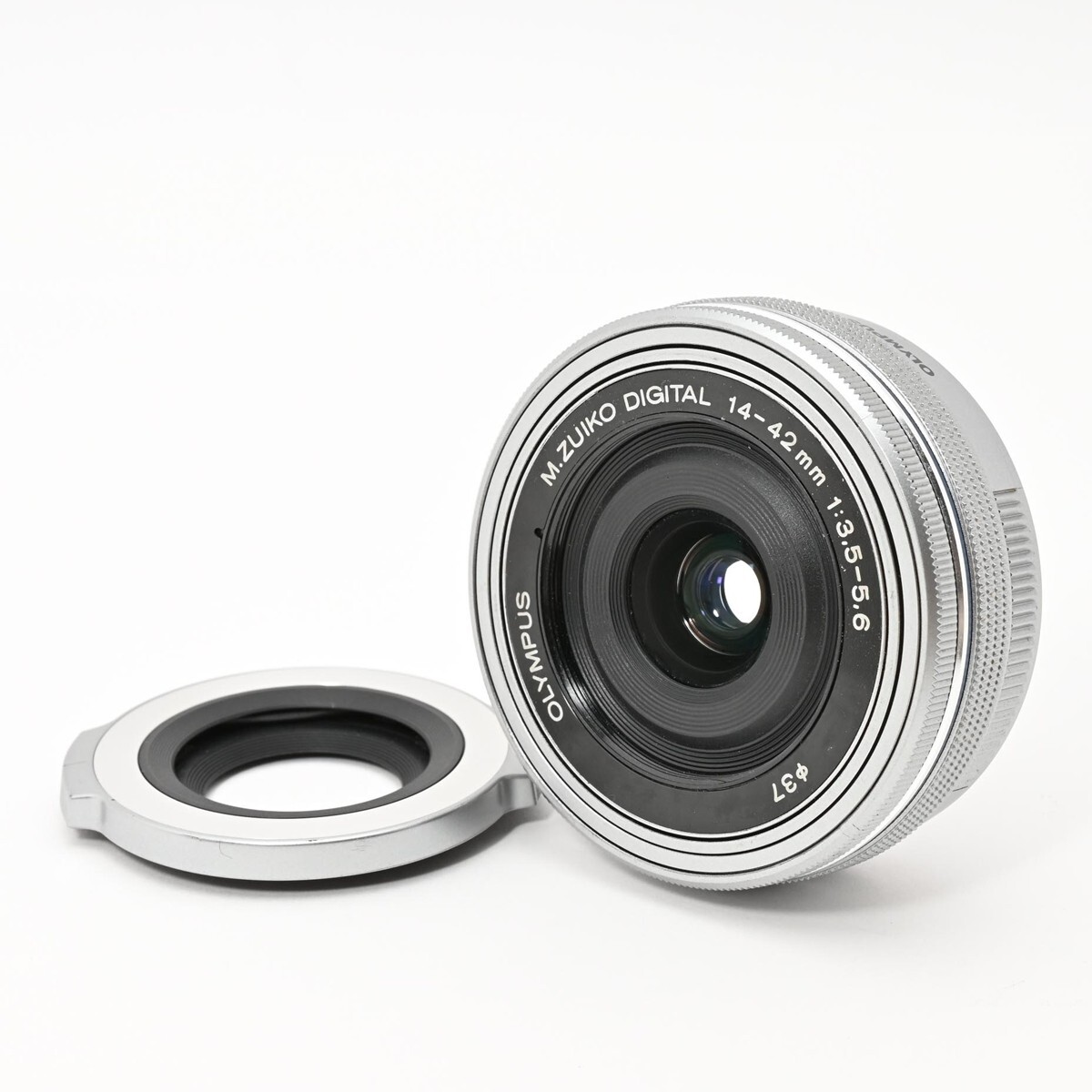 1211＜良品＞オリンパス OLYMPUS M.ZUIKO DIGITAL ED 14-42mm F3.5-5.6 EZ SLV