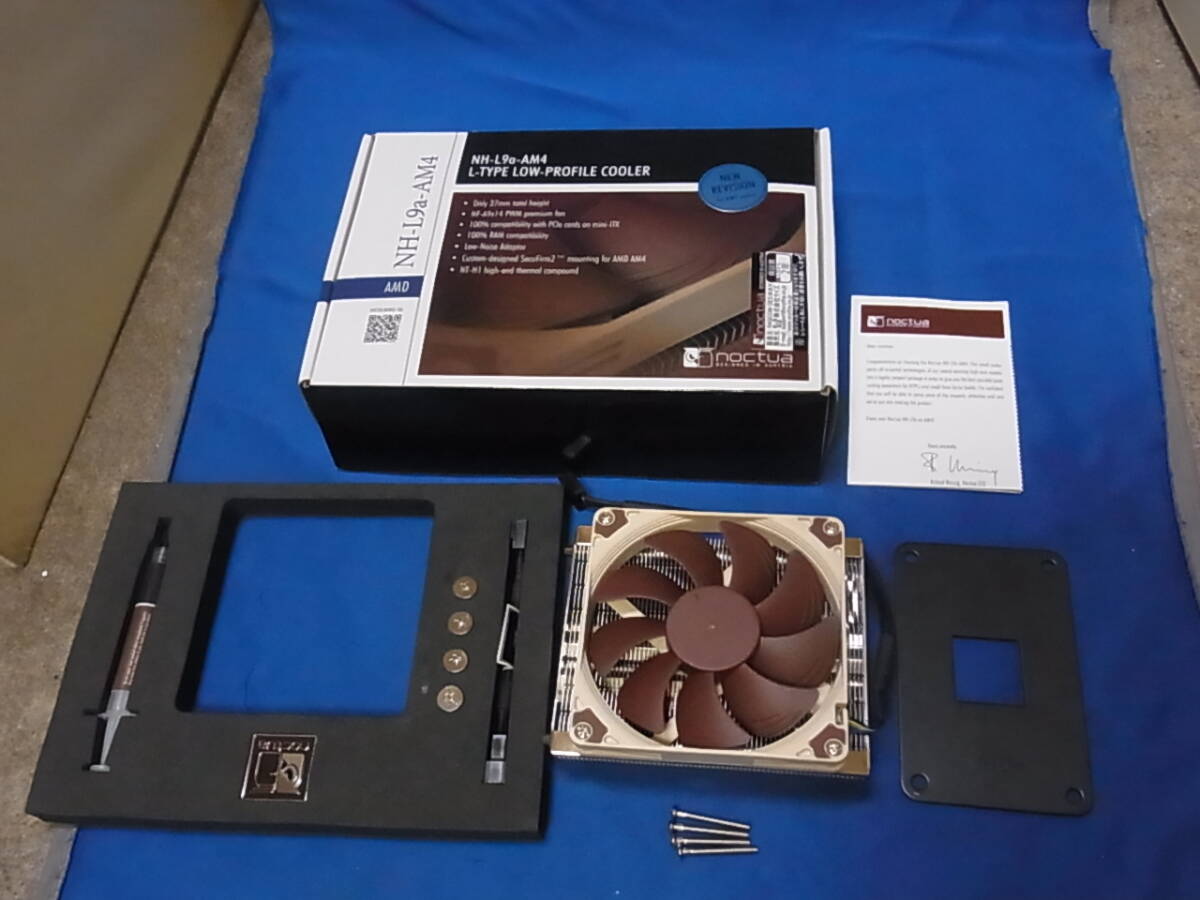NOCTUA NH-L9a-AM4 92mmトップフロー型CPUクーラー 全高37mm ロープロファイル