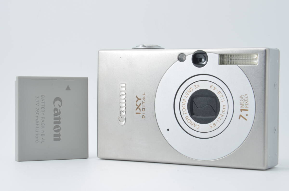 ★良品★ キヤノン CANON IXY DIGITAL 10 シルバー コンパクトデジタルカメラ B3891 #198