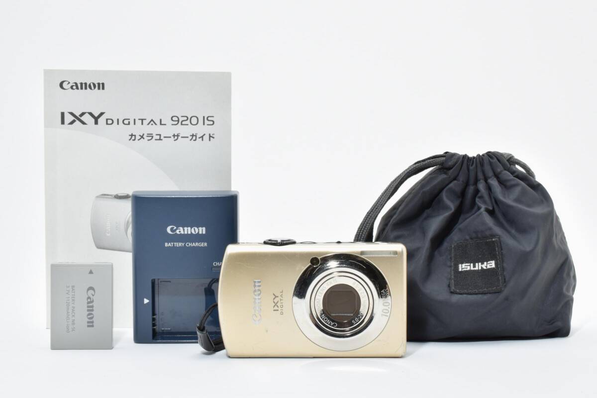 ★良品★ キヤノン CANON IXY DIGITAL 920 IS コンパクトデジタルカメラ OB3909 #1845