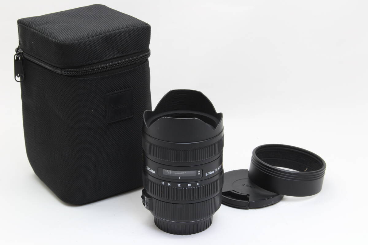 B+ (並品) SIGMA シグマ 8-16mm F4.5-5.6 DC HSM Canon 初期不良返品無料 1-144