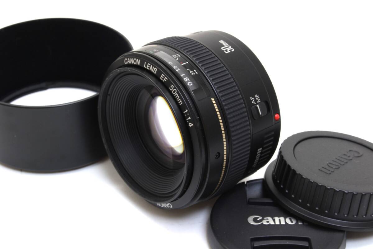 AA (新品級) Canon キヤノン EF 50mm F1.4 USM 初期不良返品無料 2-210