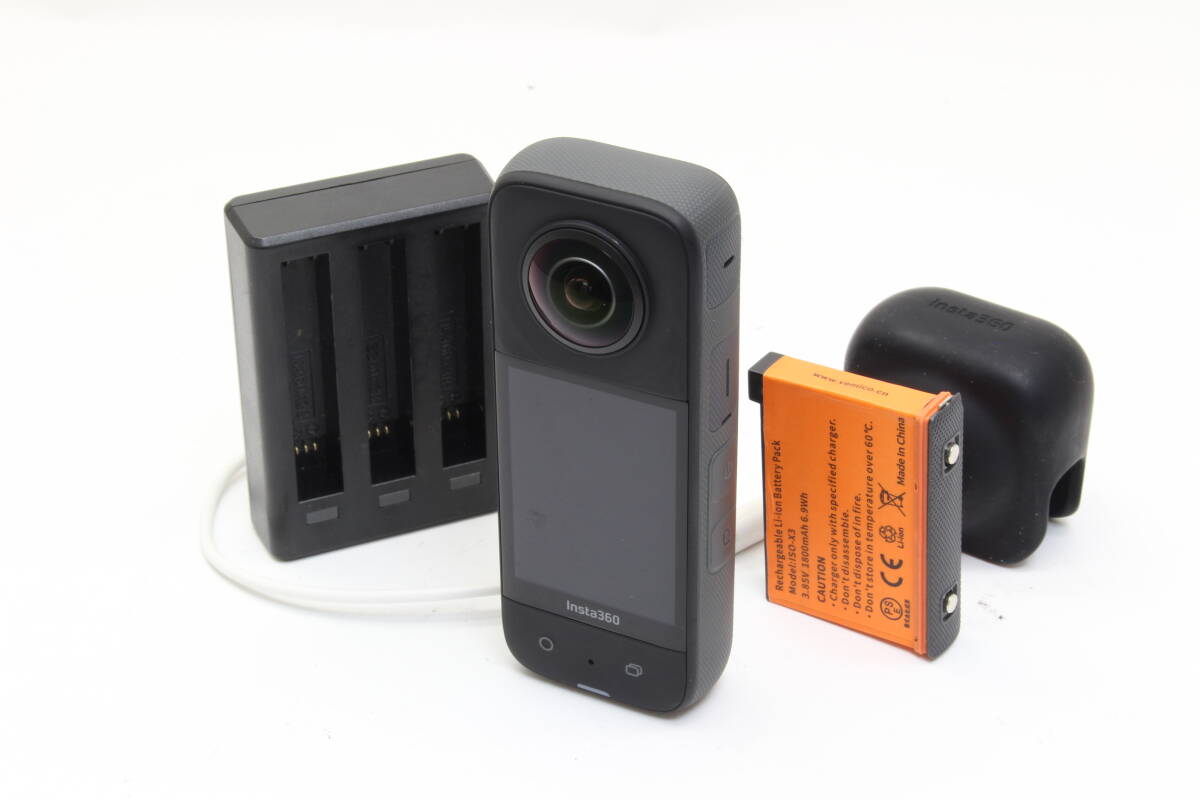 B+ (並品) Insta360 X3 ブラック 全方位カメラ 初期不良返品無料 2-211