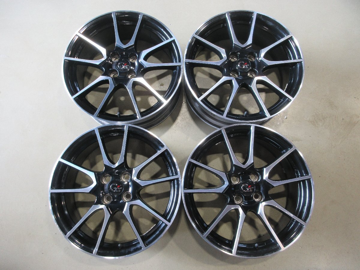 (R08/02/12) ■17インチ 純正アルミホイール / トヨタ G's NHP10 アクア / 17X6.5J+41 / 4H PCD100 / 4本 / 中古