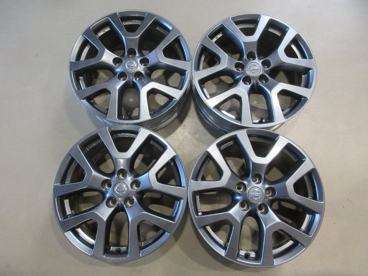 (R08/02/12) ■18インチ 純正アルミホイール / 日産 T31 エクストレイル / 18×7J+40 / 5H PCD114.3 / 4本 / 中古
