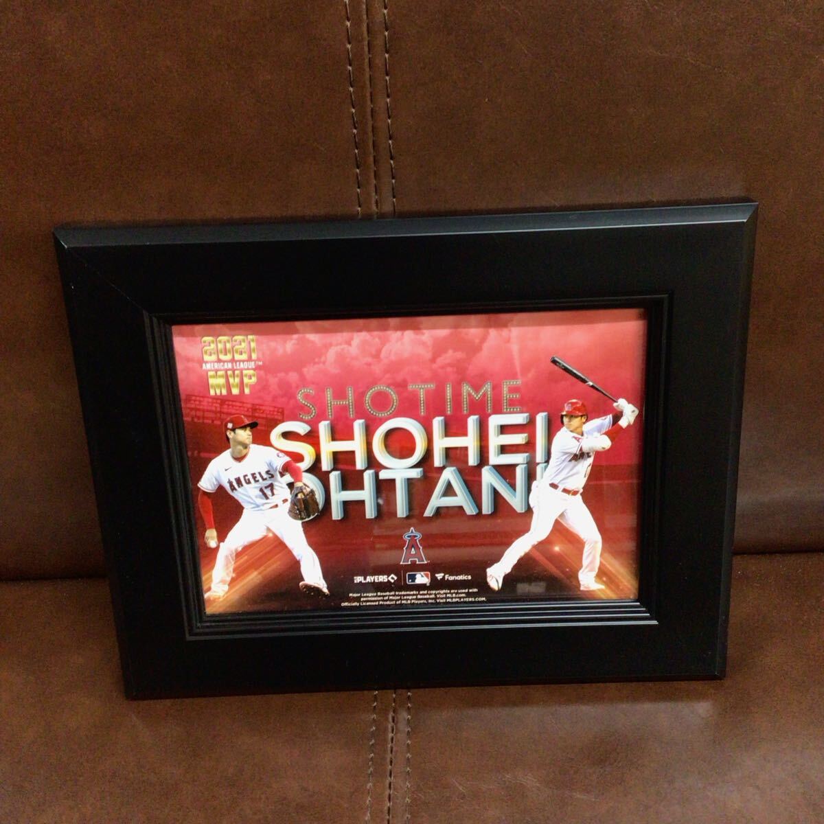 値下げ！SHOHEI OHTANI 大谷翔平 エンジェルス 2021 AMERICAN LEAGUE MVP フォトフレーム MLBオフィシャル 貴重