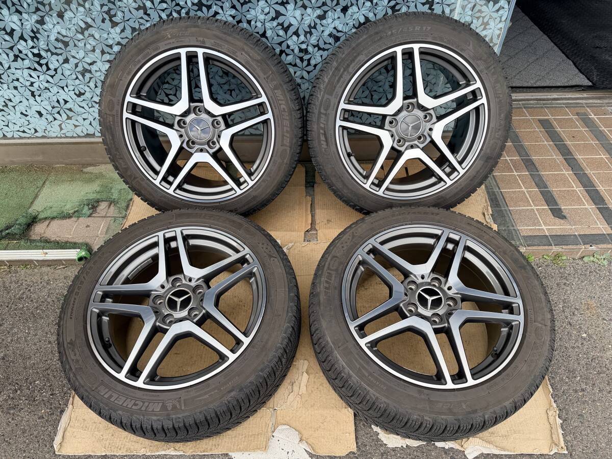 WSP 17インチ 8J +47 PCD112 5穴/ミシュラン X-ICE 245/45R17 2015年製 4本セット #698-4